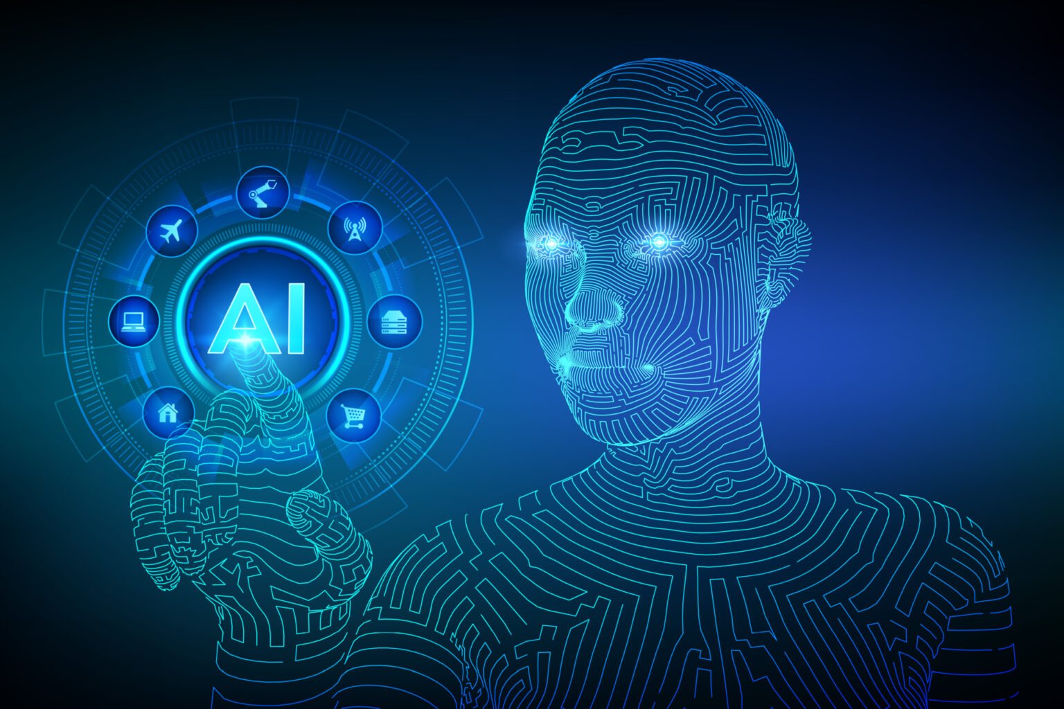 Artificial Intelligence (AI) – System & Skills Training Concept
